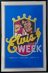Elvis Presley ELVIS WEEK Prototype Mylar Posters Set of Six Different - Created by the Company that Made Elvis' 1970's Mylar Banners