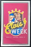 Elvis Presley ELVIS WEEK Prototype Mylar Posters Set of Six Different - Created by the Company that Made Elvis' 1970's Mylar Banners
