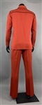 1970's WS “Fluke” Holland Stage-Worn “Nudie's” Dusty Red Two-Piece Suit – Worn Performing with Johnny Cash