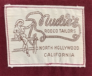 1975 WS “Fluke” Holland Stage-Worn “Nudie's” Crimson Red Two-Piece Suit – Worn Performing with Johnny Cash