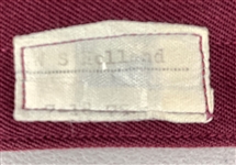 1975 WS “Fluke” Holland Stage-Worn “Nudie's” Crimson Red Two-Piece Suit – Worn Performing with Johnny Cash