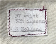 1975 WS “Fluke” Holland Stage-Worn “Nudie's” Crimson Red Two-Piece Suit – Worn Performing with Johnny Cash