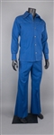 1974 WS “Fluke” Holland Stage-Worn “Nudie's” Royal Blue Two-Piece Suit – Worn Performing with Johnny Cash