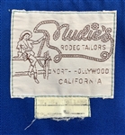 1974 WS “Fluke” Holland Stage-Worn “Nudie's” Royal Blue Two-Piece Suit – Worn Performing with Johnny Cash