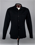 1960 Johnny Cash Nudies Man in Black Stage-Worn Shirt - One of the Earliest Examples Cash's Performance Clothing