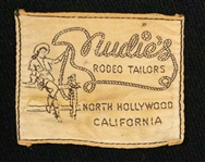 1960 Johnny Cash Nudies Man in Black Stage-Worn Shirt - One of the Earliest Examples Cash's Performance Clothing