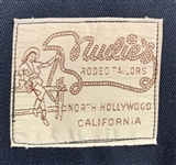 1970's WS “Fluke” Holland Stage-Worn “Nudie's” Deep Blue Two-Piece Suit – Worn Performing with Johnny Cash