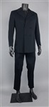1969 WS “Fluke” Holland Stage-Worn Black Two-Piece Suit - Worn Performing with Johnny Cash