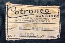 1971 WS “Fluke” Holland Stage-Worn “Cotroneo” Black Two-Piece Suit – Worn Performing with Johnny Cash
