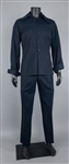 1971 WS “Fluke” Holland Stage-Worn “Cotroneo” Midnight Blue Two-Piece Suit – Worn Performing with Johnny Cash