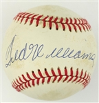  Ted Williams Single Signed Baseball (OAL Bobby Brown) – Upper Deck Authenticated with Original UDA Box, Back and COA
