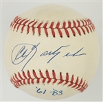 Carl Yazstremski (Inscribed '61-'83) Single Signed Baseball (OAL Bobby Brown)– Upper Deck Authenticated  with Original Box, Bag and COA