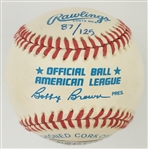 Carl Yazstremski (Inscribed '61-'83) Single Signed Baseball (OAL Bobby Brown)– Upper Deck Authenticated  with Original Box, Bag and COA
