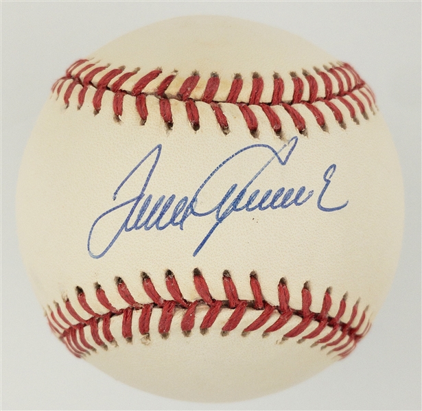 Tom Seaver Single Signed Baseball (ONL William White) - A High Grade Example! (BAS)