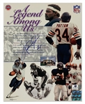 Walter Payton Signed A Legend Among Us 8 x 10 Photo (BAS)