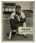 Mickey Mantle 8 x 10 Rawlings Advisory Staff Promotional Photo