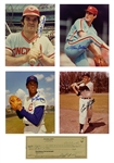 Baseball Hall of Famers and Superstars Signed Collection (17) Including Reggie Jackson and Catfish Hunter (BAS)
