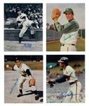 Baseball Hall of Famers and Superstars Signed Collection (17) Including Reggie Jackson and Catfish Hunter (BAS)
