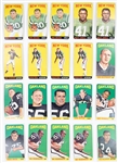 1965 Topps Football Hoard of 119 Cards with some Duplication