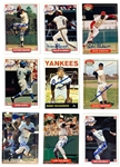 Hall of Famers and Superstars Signed Baseball Card Collection of 25 – Incl. Encapsulated DiMaggio (BSA), Hubbell (PSA/DNA) and Feller (PSA/DNA 9) (BAS)