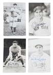 Baseball Hall of Famers and Superstars Signed Postcard Collection of 12 Incl. Pee Wee Reese and Leo Durocher (BAS)