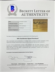 Wilt Chamberlain Signed “Original Forum Basketball Section” with Original Box (BAS)