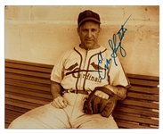 Baseball Hall of Fame Signed 8 x 10 Collection (46) Includes Musial, Mays, Hunter, Billy Martin, Duke Snider (BAS)