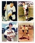 Baseball Hall of Fame Signed 8 x 10 Collection (46) Includes Musial, Mays, Hunter, Billy Martin, Duke Snider (BAS)