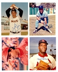 Baseball Hall of Fame Signed 8 x 10 Collection (46) Includes Musial, Mays, Hunter, Billy Martin, Duke Snider (BAS)
