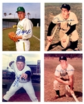 Baseball Hall of Fame Signed 8 x 10 Collection (46) Includes Musial, Mays, Hunter, Billy Martin, Duke Snider (BAS)