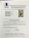 Ted Williams Signed 8 x 10 Photo (BAS and JSA)