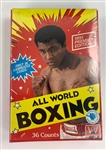 1991 Muhammad Ali All World Boxing Factory Sealed Boxes (7) in Original Shipping Case