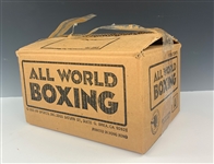 1991 Muhammad Ali All World Boxing Factory Sealed Boxes (7) in Original Shipping Case