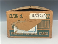 1991 Topps Stadium Club Football Full Case of 12 Unopened Boxes – Brett Favre Rookie Card Possible!