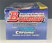 2012 Bowman Baseball Factory Sealed 8-Pack Box – Possible Bryce Harper Gold Refractor Rookie Cards!