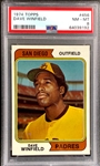1974 Topps Baseball Complete Set (660) Incl. #456 Dave Winfield PSA NM-MT 8
