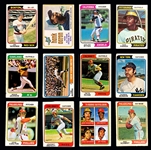 1974 Topps Baseball Complete Set (660) Incl. #456 Dave Winfield PSA NM-MT 8