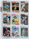 1974 Topps Baseball Complete Set (660) Incl. #456 Dave Winfield PSA NM-MT 8