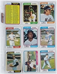 1974 Topps Baseball Complete Set (660) Incl. #456 Dave Winfield PSA NM-MT 8