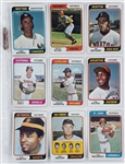 1974 Topps Baseball Complete Set (660) Incl. #456 Dave Winfield PSA NM-MT 8