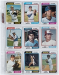 1974 Topps Baseball Complete Set (660) Incl. #456 Dave Winfield PSA NM-MT 8