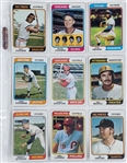 1974 Topps Baseball Complete Set (660) Incl. #456 Dave Winfield PSA NM-MT 8