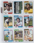 1974 Topps Baseball Complete Set (660) Incl. #456 Dave Winfield PSA NM-MT 8