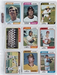 1974 Topps Baseball Complete Set (660) Incl. #456 Dave Winfield PSA NM-MT 8