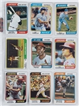1974 Topps Baseball Complete Set (660) Incl. #456 Dave Winfield PSA NM-MT 8