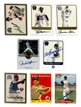 Hall of Famers and Superstars Signed Baseball Card Collection (23) – Includes Ted Williams, Catfish Hunter, and Juan Marichal (BAS)