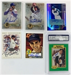 Hall of Famers and Superstars Signed Baseball Card Collection (23) – Includes Ted Williams, Catfish Hunter, and Juan Marichal (BAS)