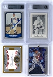 Hall of Famers and Superstars Signed Baseball Card Collection of 22 – Incl. Willie Mays, Leo Durocher, and Catfish Hunter (BAS)