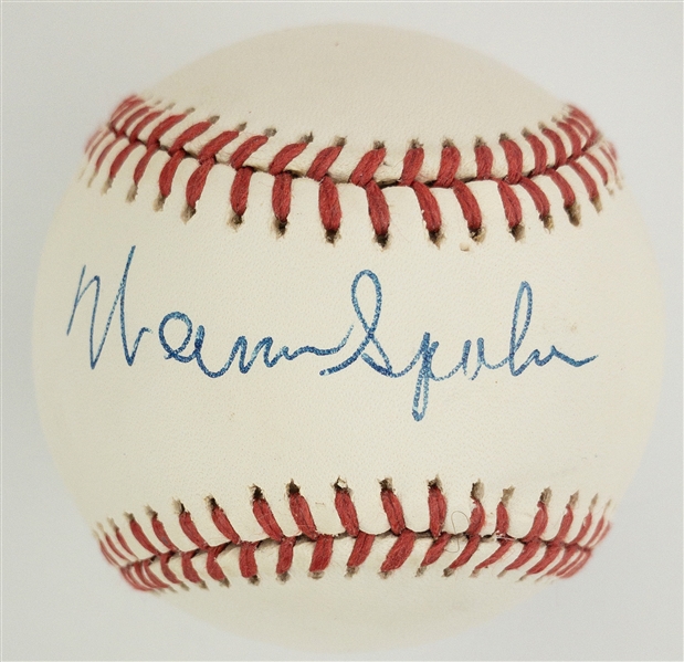 300 Game Winning Pitchers Single Signed Baseball Collection (3) – Early Wynn, Warren Spahn and Roger Clemens (BAS)