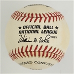 Hank Aaron Single Signed Baseball (ONL White) (BAS)